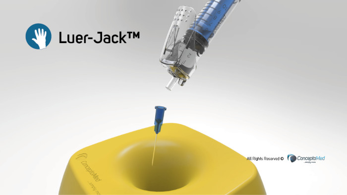 Luer-Jack? – verdens f?rste én-h?nds-opererte medisinske spr?yte