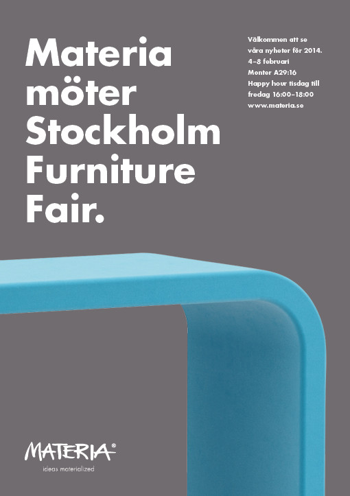 Materia möter Stockholm Furniture Fair