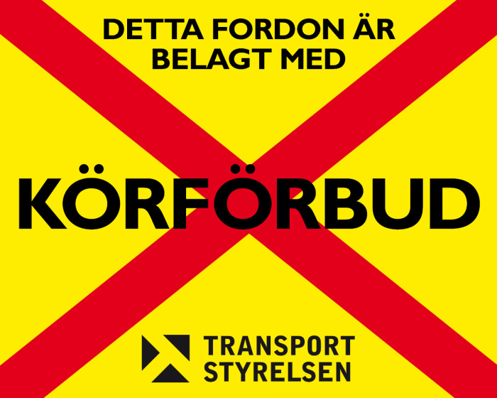 M?nga företagsbilar med körförbud