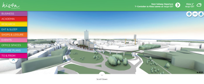 Kista Science City lanserar ny 3D-upplevelse p? webben och för iPad