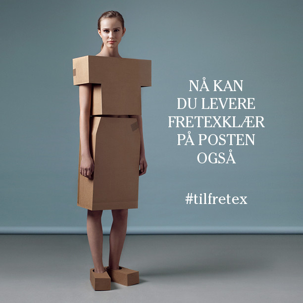 Fretex med innsamling p? Posten