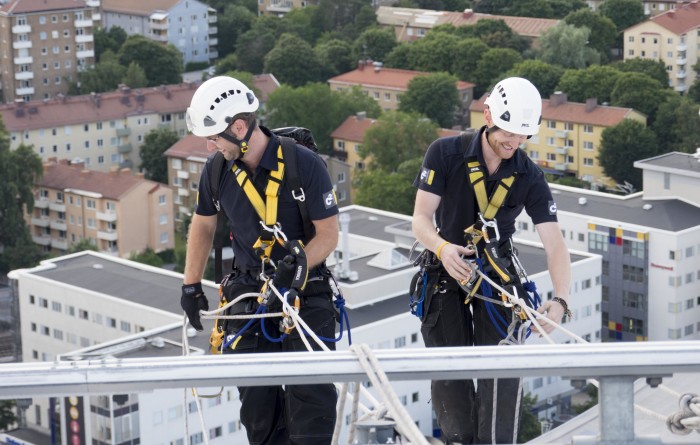 Reparbete ? bra miljöval för arbete p? höjd