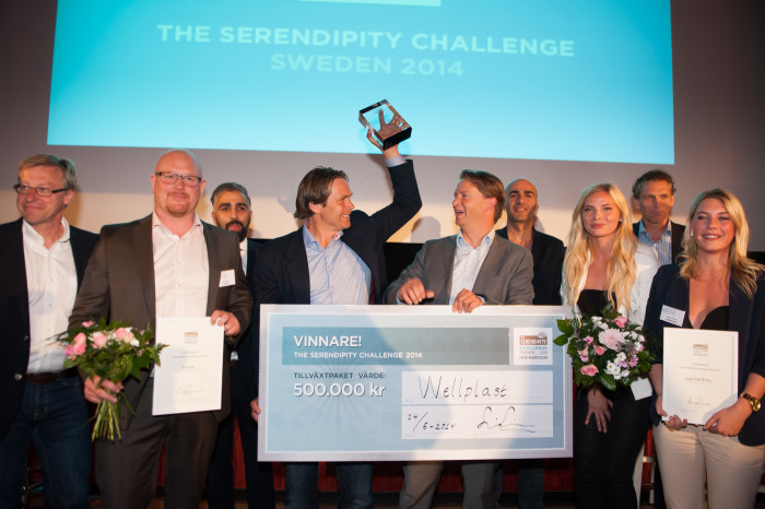 Förpackningsbolaget Wellplast vinnare i entreprenörstävlingen The Serendipity Challenge Sweden 2014