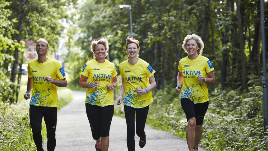 Tolv medarbeidere fra Takeda i Asker løper Oslo Maraton for å bidra til å gi kreftpasienter en bedre hverdag