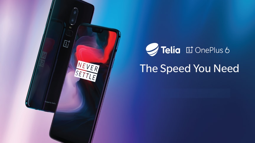 Telia først ut med OnePlus 6 i Norge