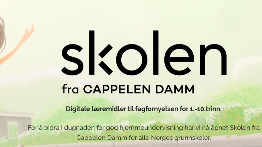 ​Cappelen Damm Undervisning åpner sine digitale læremidler