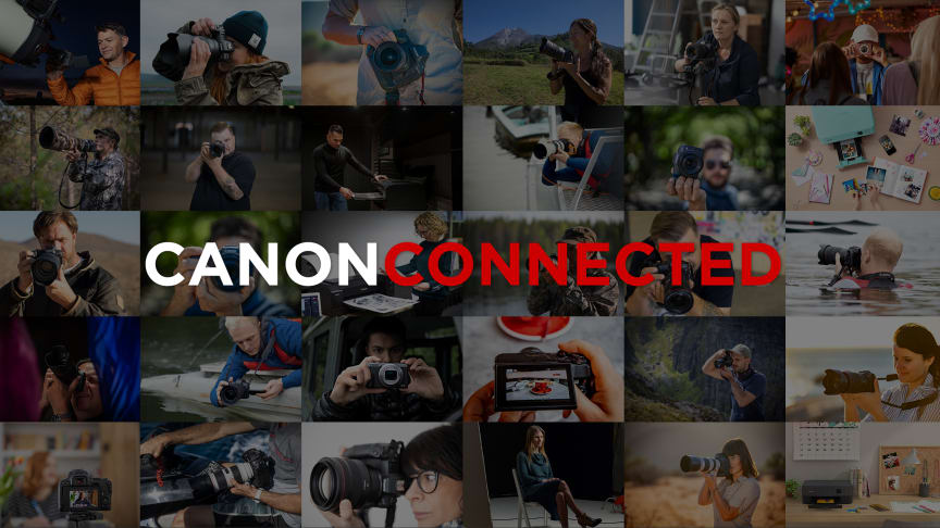 Canon lanserer Canon Connected – en innholdshub med gratis tilgang og som inneholder pedagogiske og inspirerende videoer for fotoentusiaster