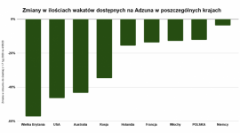 Covid-19: Zmiany na polskim i światowych rynkach pracy. Praca, BIZNES - Zmiany na światowych rynkach pracy w dobie pandemii. Drastyczny spadek ilości dostępnych ofert pracy.