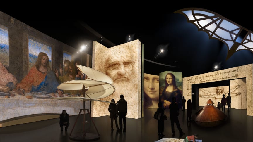 Leonardo Da Vinci – 500 Years of Genius Verdens mest besøkte interaktive utstilling åpner fredag 26. juni på Hadeland Glassverk!