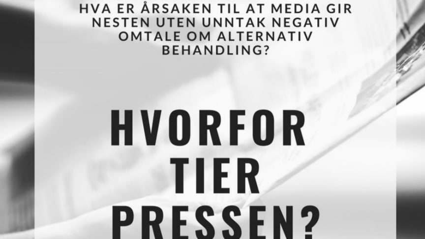 Hvorfor tier pressen?